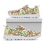 Tree Of Life Celtic Symbol Print White Sneakers