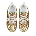 Tree Of Life Celtic Symbol Print White Sneakers