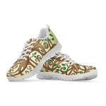 Tree Of Life Celtic Symbol Print White Sneakers