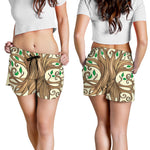 Tree Of Life Celtic Symbol Print Women's Shorts