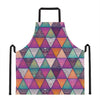 Triangle Bohemian Mandala Pattern Print Apron