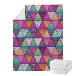 Triangle Bohemian Mandala Pattern Print Blanket