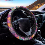 Triangle Bohemian Mandala Pattern Print Car Steering Wheel Cover