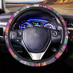 Triangle Bohemian Mandala Pattern Print Car Steering Wheel Cover