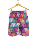 Triangle Bohemian Mandala Pattern Print Men's Shorts