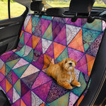 Triangle Bohemian Mandala Pattern Print Pet Car Back Seat Cover