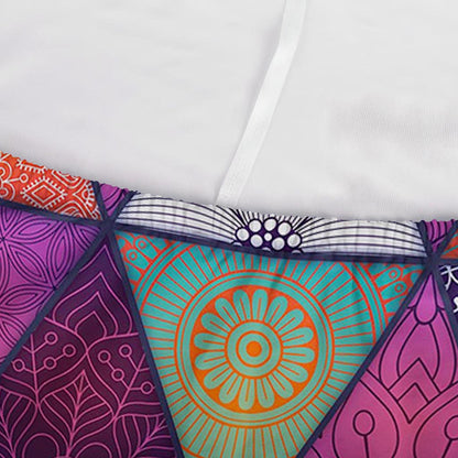 Triangle Bohemian Mandala Pattern Print Sofa Cover