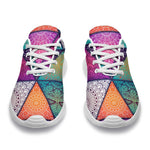 Triangle Bohemian Mandala Pattern Print Sport Shoes GearFrost