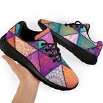 Triangle Bohemian Mandala Pattern Print Sport Shoes GearFrost