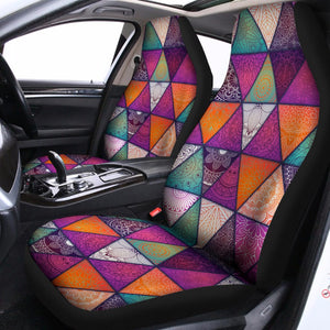 Triangle Bohemian Mandala Pattern Print Universal Fit Car Seat Covers