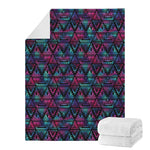 Triangle Ethnic Navajo Pattern Print Blanket