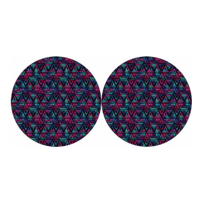 Triangle Ethnic Navajo Pattern Print Car Coasters