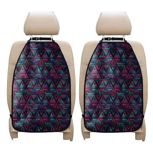 Triangle Ethnic Navajo Pattern Print Car Seat Organizers
