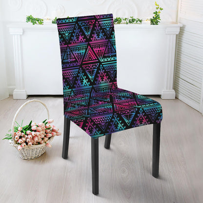 Triangle Ethnic Navajo Pattern Print Dining Chair Slipcover