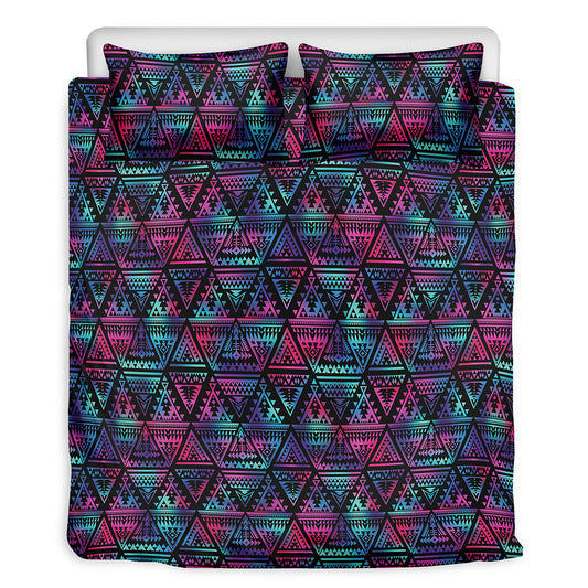Triangle Ethnic Navajo Pattern Print Duvet Cover Bedding Set