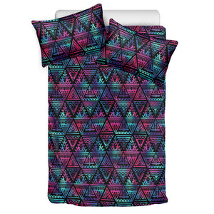 Triangle Ethnic Navajo Pattern Print Duvet Cover Bedding Set