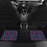 Triangle Ethnic Navajo Pattern Print Front and Back Car Floor Mats