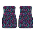 Triangle Ethnic Navajo Pattern Print Front Car Floor Mats