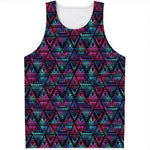 Triangle Ethnic Navajo Pattern Print Men's Tank Top