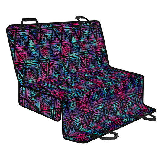 Triangle Ethnic Navajo Pattern Print Pet Car Back Seat Cover
