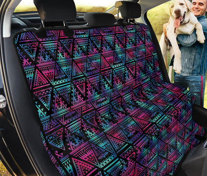 Triangle Ethnic Navajo Pattern Print Pet Car Back Seat Cover