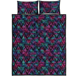 Triangle Ethnic Navajo Pattern Print Quilt Bed Set