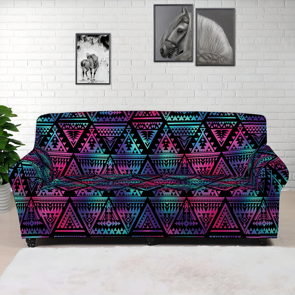 Triangle Ethnic Navajo Pattern Print Sofa Cover