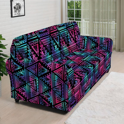 Triangle Ethnic Navajo Pattern Print Sofa Cover