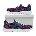 Triangle Ethnic Navajo Pattern Print White Running Shoes