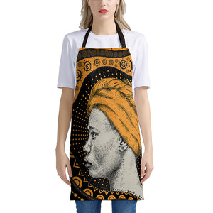 Tribal African Girl Print Apron