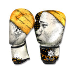 Tribal African Girl Print Boxing Gloves