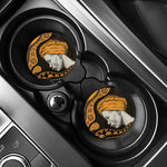Tribal African Girl Print Car Coasters