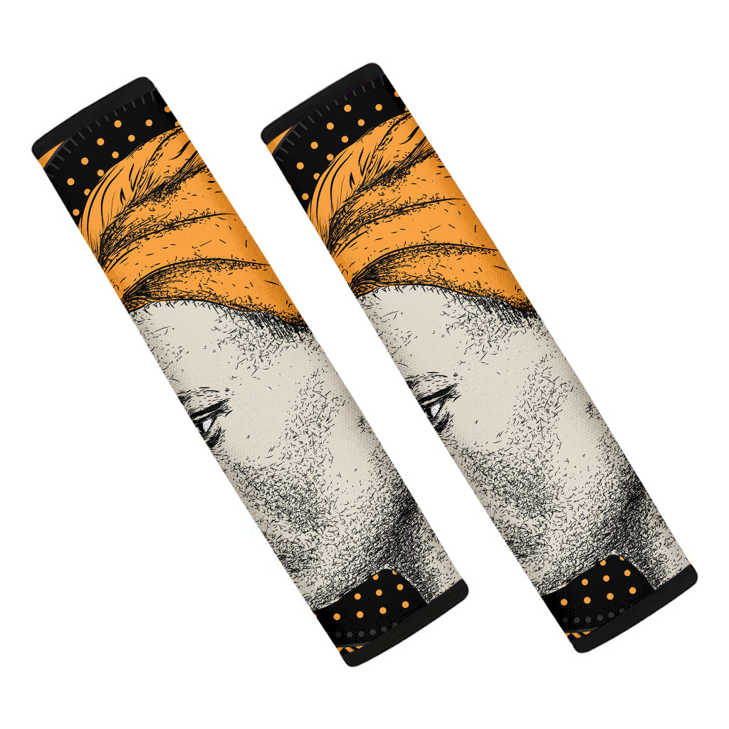 Tribal African Girl Print Car Seat Belt Covers