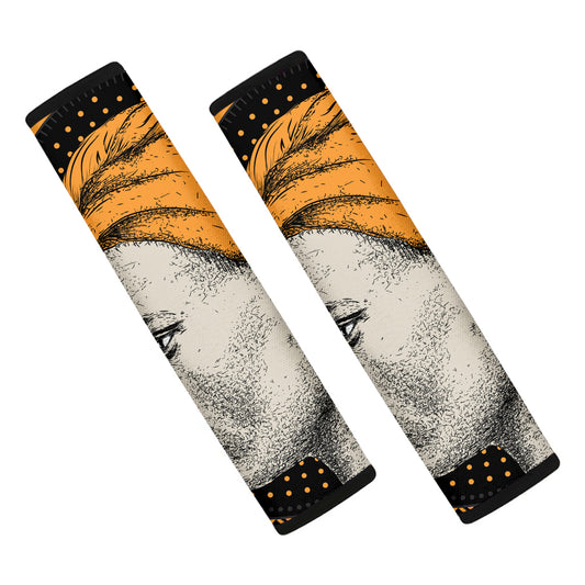 Tribal African Girl Print Car Seat Belt Covers