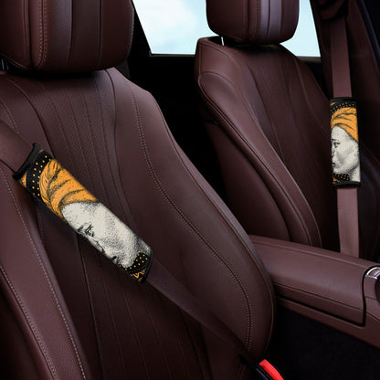 Tribal African Girl Print Car Seat Belt Covers