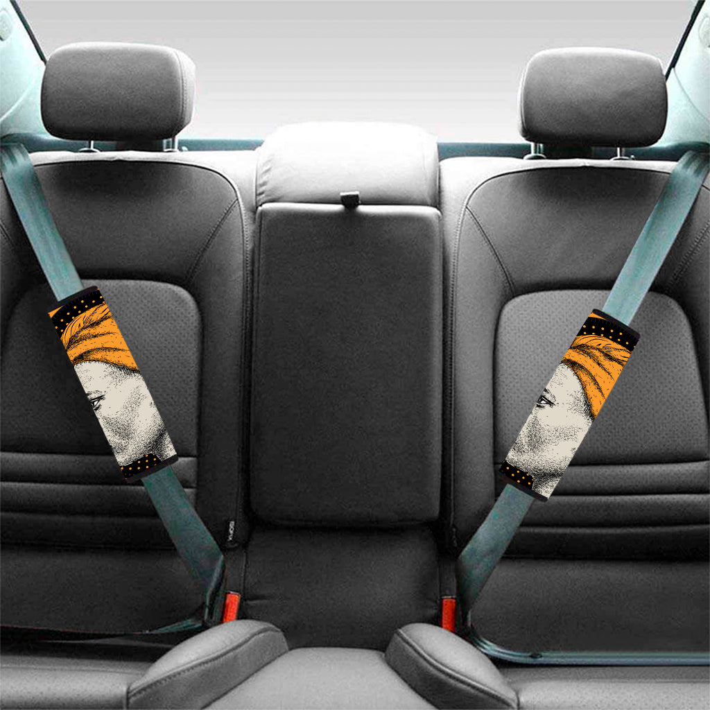 Tribal African Girl Print Car Seat Belt Covers