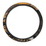 Tribal African Girl Print Car Steering Wheel Cover