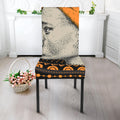 Tribal African Girl Print Dining Chair Slipcover