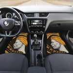 Tribal African Girl Print Front and Back Car Floor Mats
