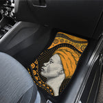 Tribal African Girl Print Front and Back Car Floor Mats