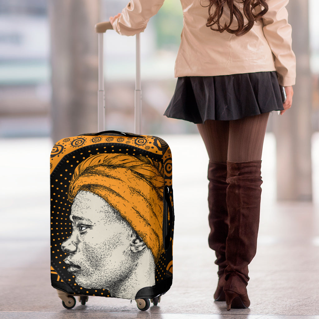 Tribal African Girl Print Luggage Cover
