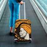 Tribal African Girl Print Luggage Cover
