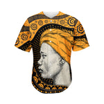 Tribal African Girl Print Men's Baseball Jersey