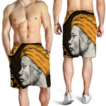 Tribal African Girl Print Men's Shorts