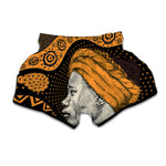 Tribal African Girl Print Muay Thai Boxing Shorts