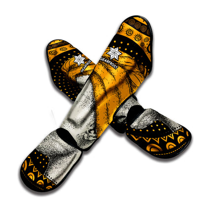 Tribal African Girl Print Muay Thai Shin Guard