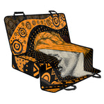 Tribal African Girl Print Pet Car Back Seat Cover
