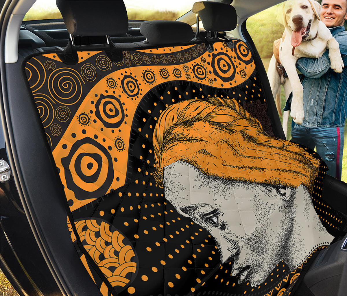 Tribal African Girl Print Pet Car Back Seat Cover