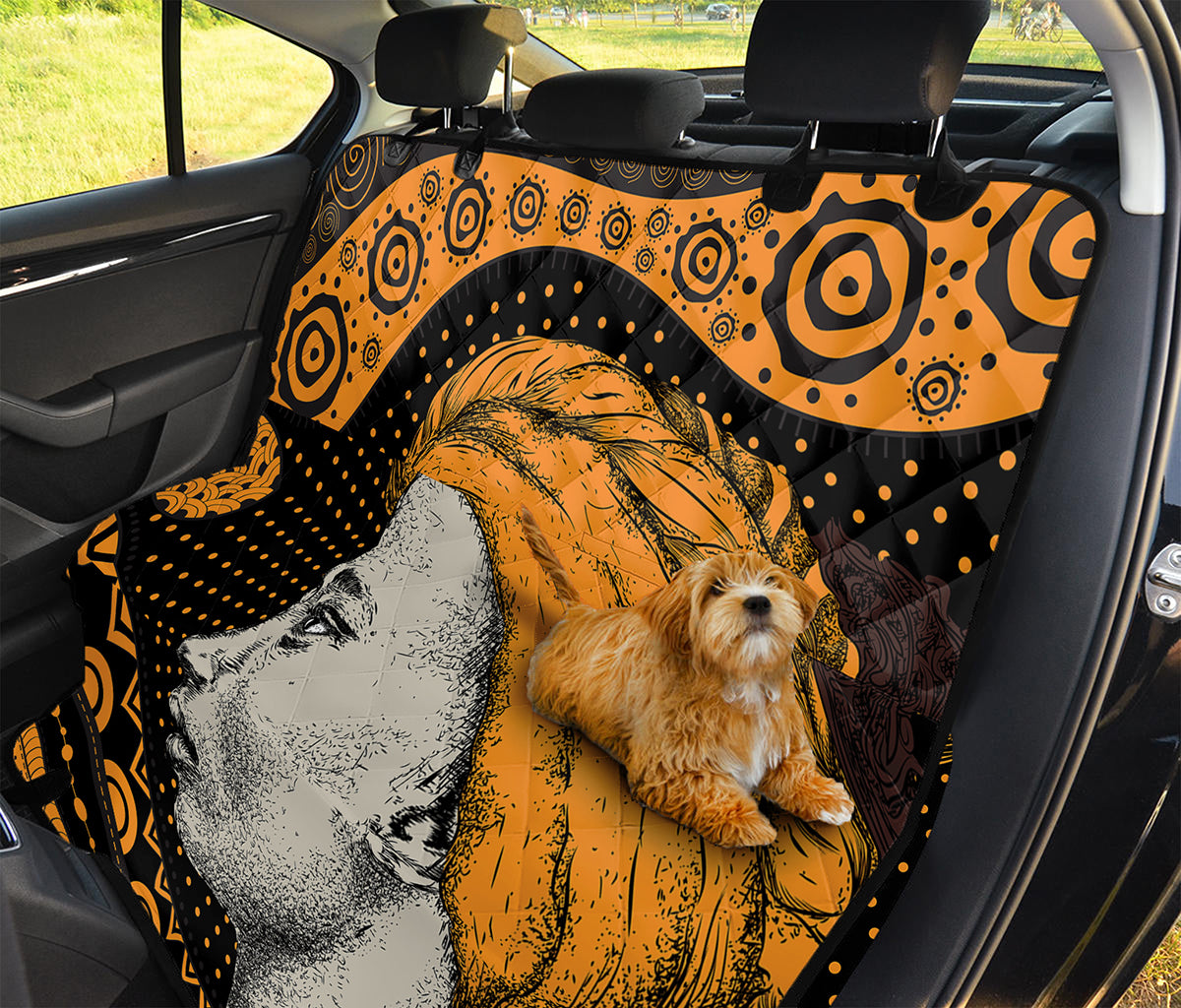 Tribal African Girl Print Pet Car Back Seat Cover