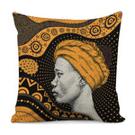 Tribal African Girl Print Pillow Cover